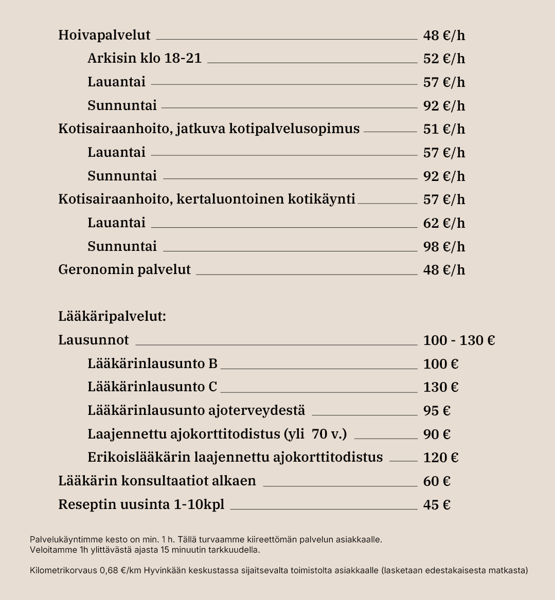 Aamuhoiva hinnasto 2026 (1) Aamuhoiva hinnasto 2026 (1)